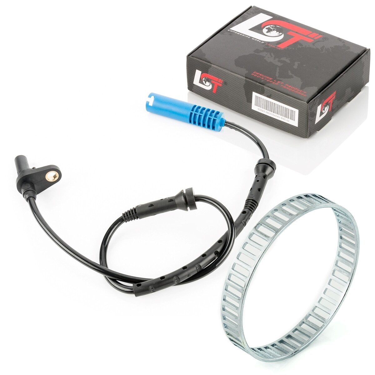ABS Sensor And Abs-Ring Set Front Axle 48 Holes for BMW 3er E90 E91 E92 Xdrive