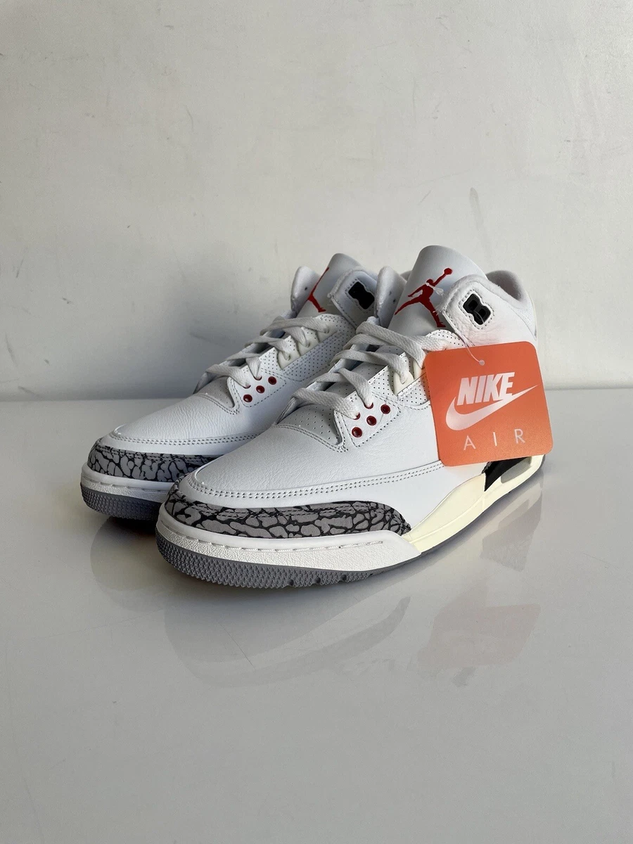 2023 Nike Air Jordan 3 Reimagined White Cement US 11.5 DN3707