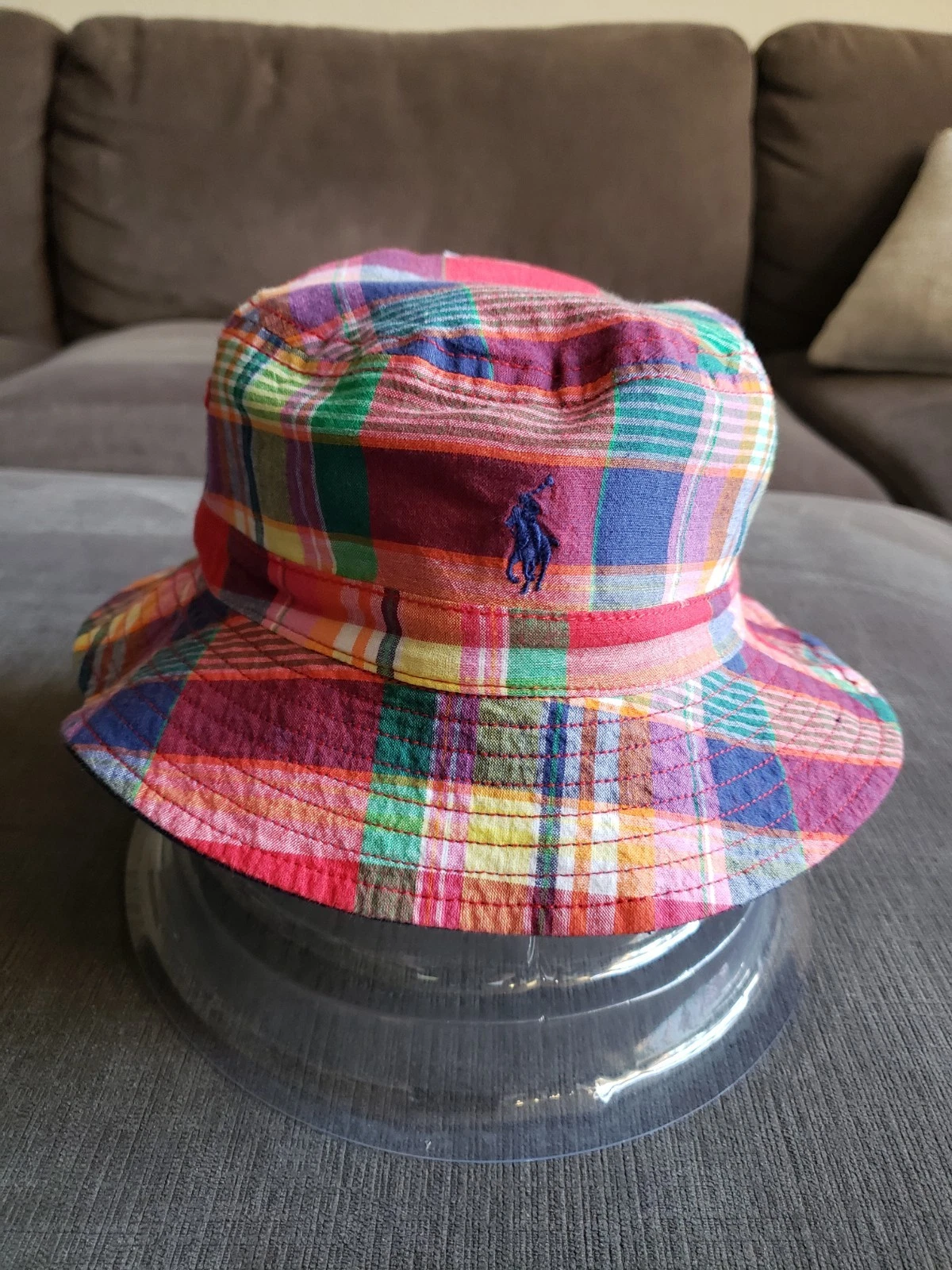 Polo Ralph Lauren Reversible Bucket Hat 2T-4T Plaid/Solid - BRAND NEW WITH TAGS!
Opens in a new wind