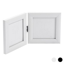 Image of Folding 2 Photo Frame - 4 x 4" - White