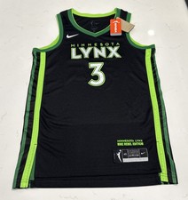 Minnesota Lynx CARRINGTON #3 WNBA Champion Basketball Jersey Black Size S