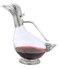 Regent Silverplated Duck Decanter 25.3 oz, 750ml Carafe, Wine Gift, Decanter ...