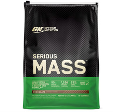 Optimum Nutrition Serious Mass Protein Powder Chocolate 16 Servings, 5.45 kg 8.18 per kilo