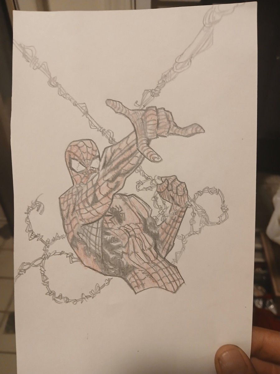 Spiderman Web Shooting Drawing | eBay