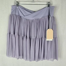 Blogilates Womens 3X Ballerina Evening Haze Light Purple Athletic Skort
