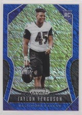 2019 Panini Prizm Rookies Blue Shimmer Prizm 2/10 Jaylon Ferguson #379 ow1