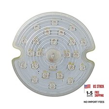 CPL5362C 1953-62 Chevy Corvette LED Parking Light Lens - Clear Lens, 1 Pack