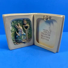 “The Tale Of Peter Rabbit” Beatrix Potter Nursery Enesco 3D Book Photo Frame