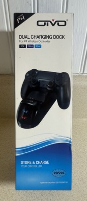 Oivo Dual Charging Dock Playstation 4 Wireless Controller Store & Charge NEW