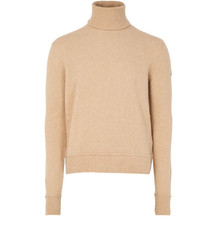 MONCLER Men's Beige Wool Sweater New