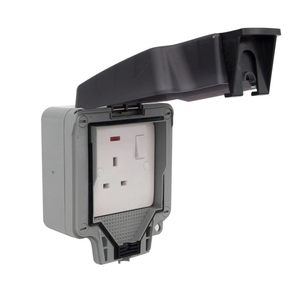Timeguard TW1207DPN Weathersafe Extreme Single Gang 13A Switched Socket IP66