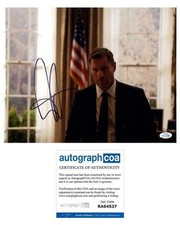 Aaron Eckhart Signed 11x14 Photo Olympus Has Fallen President Asher ACOA