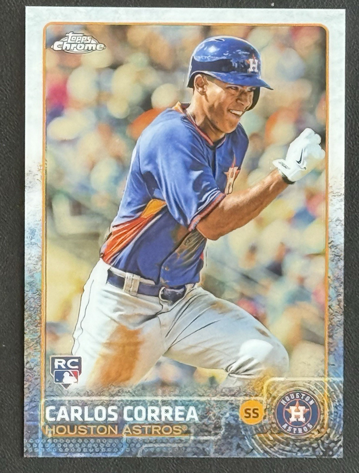 Topps 2015 Chrome Carlos Correa Rookie Base #205 Houston Astros