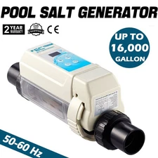 Professional Salt Water Pool Chlorine Generator System for 16,000 Gallon 12G/H