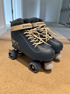 Blue United Skates Size 6 Roller Skates Adjustable Roller Skates