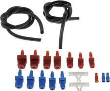 Dorman 13911 Master Cylinder Bleeder Kit - 22 In. Hose, Clip, And Sae And... 