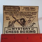 Vintage Granby Mall Cinema Movie Ad THE MYSTERY OF CHESS BOXING Kung Fu Virginia