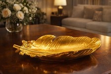 Leaf Shape Plate/Platter/Fruit Bowl Large Unknown Maker