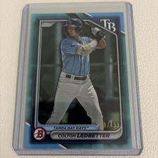 2024 Bowman - Prospects Colton Ledbetter #BP-124 Sky Blue Border /499 (RC)
