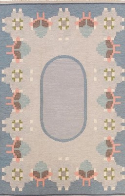 Vintage Swedish Scandinavian Soft Rug Bedroom Floral Kilim Rug 8x10 Living Room