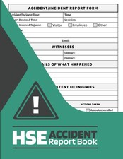 Accident Report Book: Accident & Incident Report Book / Health And Safety Record