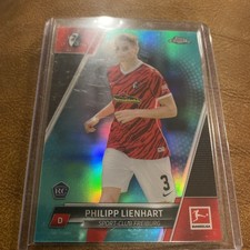 2022 Topps Chrome Bundesliga Philipp Lienhart Teal Rookie /275