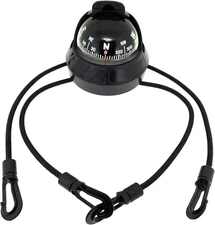 Seaturtl Kayak Compass - Full-Size Mountable Marine Compass with Adjustable Hood