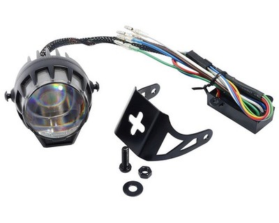 LED Scheinwerfer HIGHSIDER Dual-Stream 12V schwarz Alu E-geprüft universal