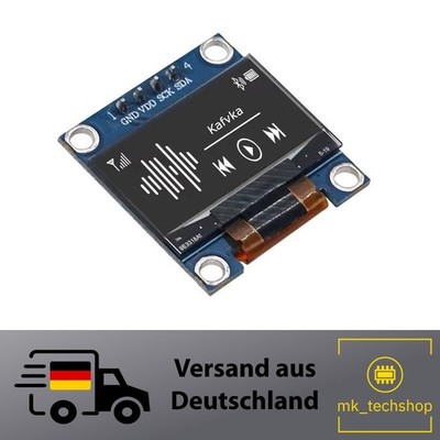 SSD1306 0.96'' OLED Display I2C Modul 128x64 Arduino ESP8266 ESP32 Raspberry Pi
