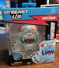 MR BEAST Lab GLOW PANTHER Vinyl Figure 3.5" Glow In The Dark