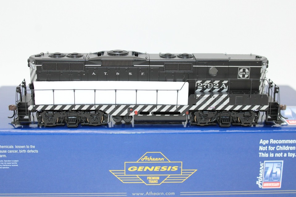 Athearn Genesis HO ATSF Santa Fe EMD GP7B Diesel Locomotive #2792A NOS ...