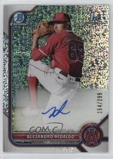 2022 Bowman Chrome Prospect Speckle Refractor 154/299 Alejandro Hidalgo Auto sy5