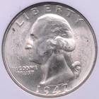 NGC MS-66! 1947-S WASHINGTON QUARTER