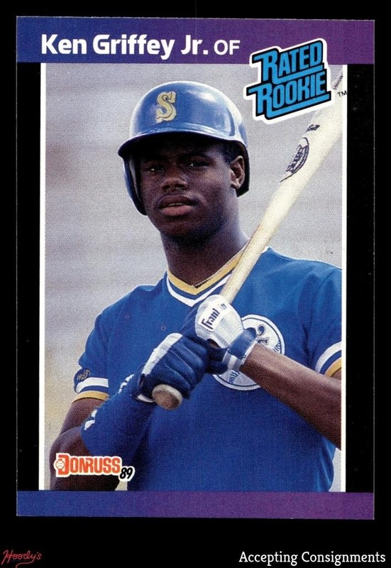 1989 Donruss #33 Ken Griffey Jr. RC RATED ROOKIE Mariners