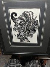 Framed Traditional Tattoo Flash Art Print