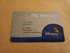 Disney Disneyland En Scene ID Castmember Pass 2006 VF