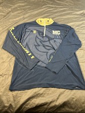 USA Addix Long Sleeve Pullover 1/4 Zip Men's Size Large - Made in USA