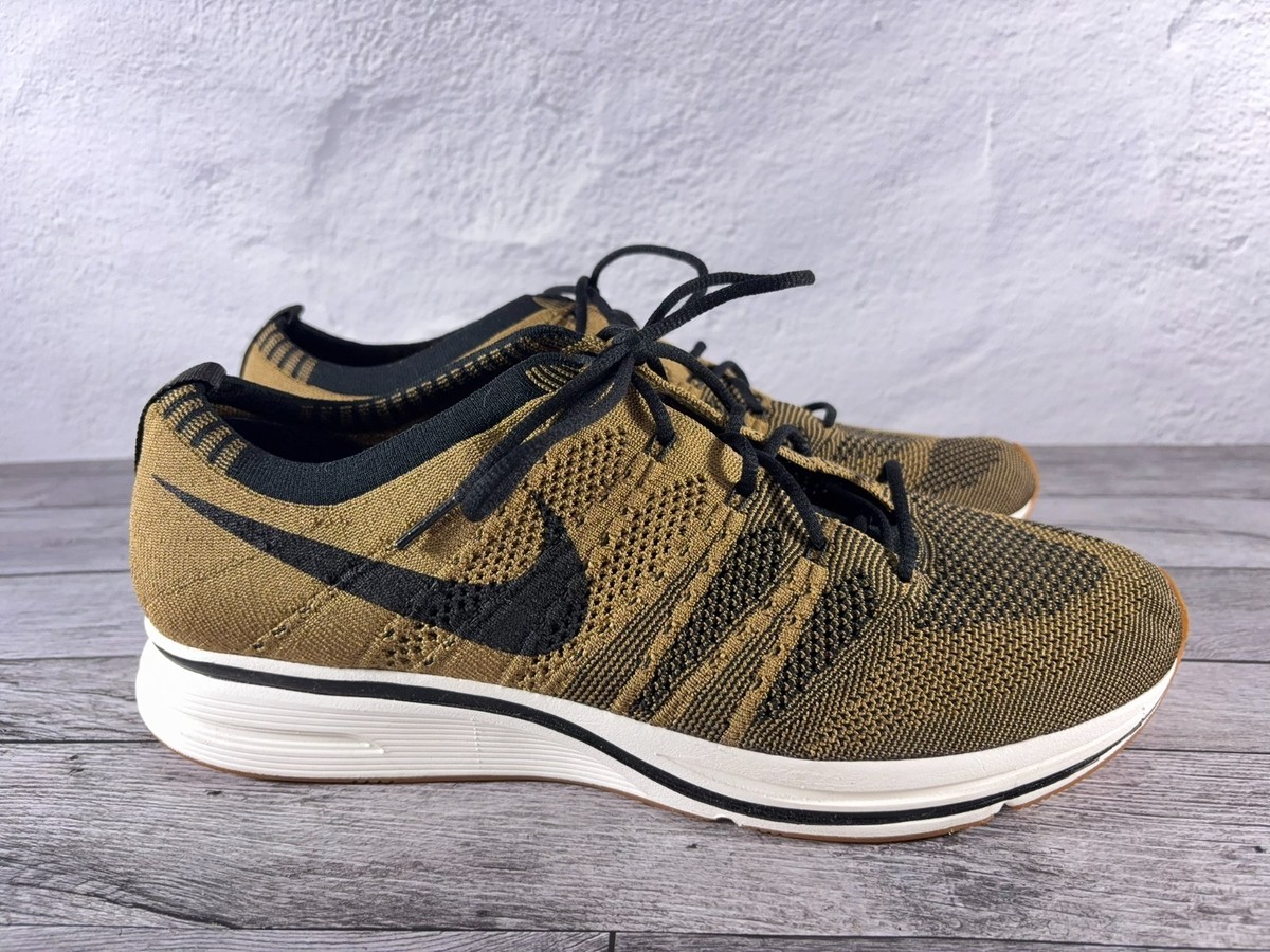 Mens nike Flyknit trainer (AH8396 203) no box size 9 Nike Flyknit Trainer Golden Beige for Sale | Authenticity  main image 3