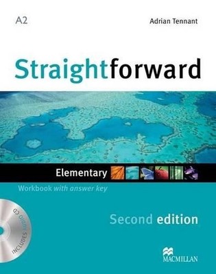 Straightforward 2nd Edition Elementary Level Workbook with key & CD: Workbook wi