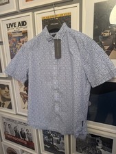 Image of French Connection Men’s Short Sleeve Shirt In Medium. BNWT
