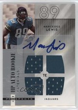 2006 Fleer Hot Prospects HP Rookie Materials /999 Marcedes Lewis #215 Auto 0jw4