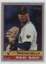 2025 Topps Heritage Chrome Refractor Brayan Bello #384 10q4