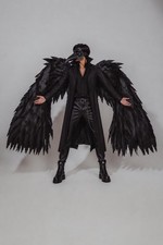 Black Wings Costume Gothic Cosplay Performance Outfit