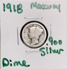1918 Mercury Dime - .900 Silver Constitutional Coin