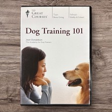 The Great Courses - Dog Training 101 by Jean Donaldson (4 DVD Set) No Guidebook