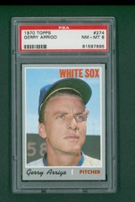 1970 Topps Baseball Card - #274 Gerry Arrigo, PSA 8 NM/MT