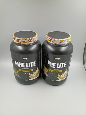 Lot Of 2 Redcon1 MRE Lite Whole Food Protein Powder - Banana Nut Bread ~Exp 7/27