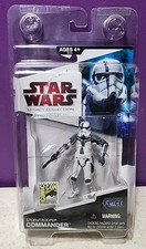STAR WARS LEGACY COLLECTION 2009 STORMTROOPER COMMANDER 3.75  FIGURE SDCC NEW
