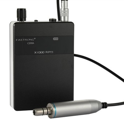 Dental Lab Portable Rechargeable Brushless Handpiece Micromotor Digital Black
