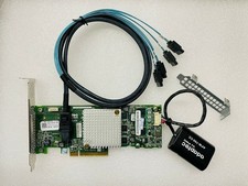 Adaptec ASR-8405 12Gb/s RAID Controller Card w/ Battery  SFF-8643 SATA Cables
